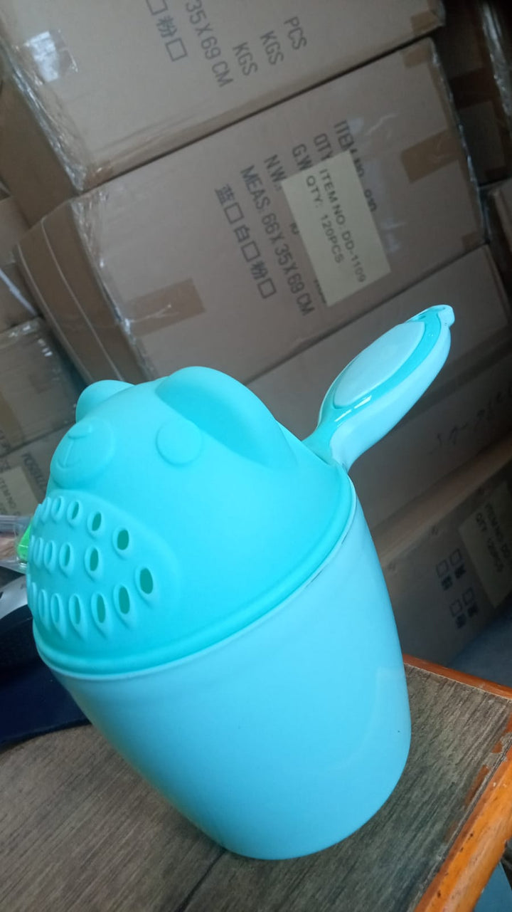 Baby Shampoo Shower Cup Safe Soft Bathing Water Scorpion Baby Bath Tumbler Hair Washing Mug Rainer - TezCart