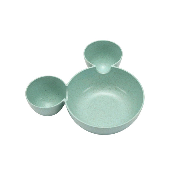 Mickey Shaped Kids / Snack Serving Sectioned Plate Your Brand