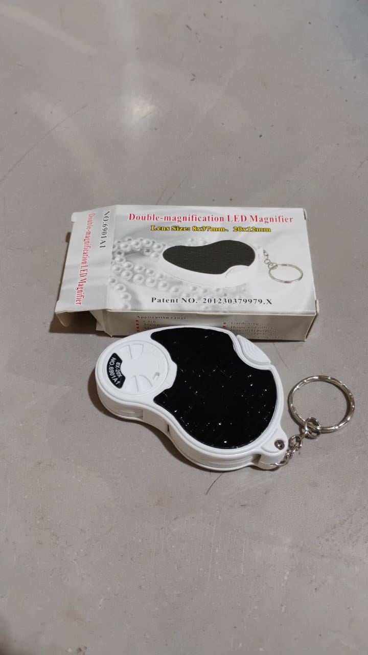Double-Magnification Led Magnifiers with Light (1 Pc / Small) - TezCart