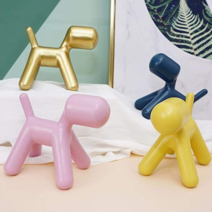 Plastic Cute Animal Puppy Chair,Creative Dog Low Footstool,Cartoon Foot Rest Stool for Bedroom Living Room Entrance Gift (1 Pc) Your Brand