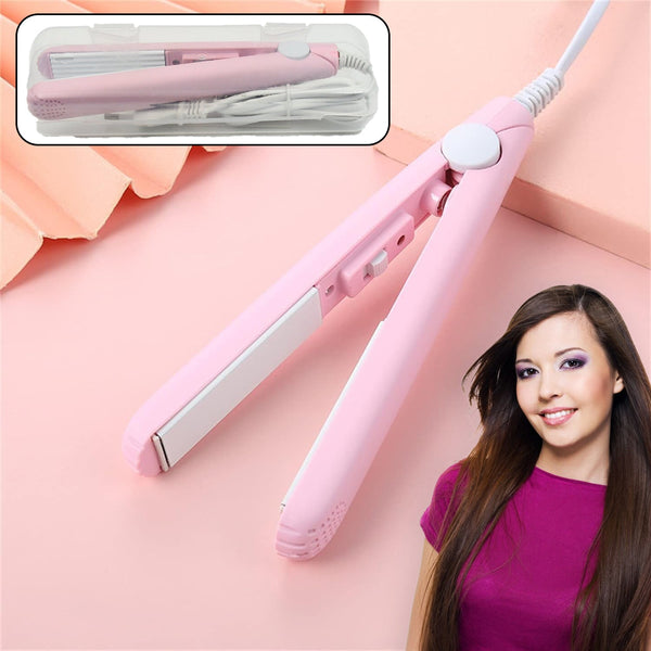 Beauty and Personal Care Professional Ceramic Plate Mini Hair Styler Straightener and Curler Your Brand