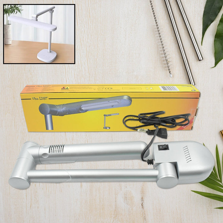 Multifunctional LED Desk Lamp Dimmable Office Lamp Children’s Student Desk Lamp Reading Lamp  White Eye-Caring Desk Light, Energy Saving Desk Lamp Table Lamp - Study Desk Lamp (1 Pc) Your Brand