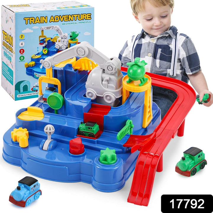 Adventure Toys, City Rescue Preschool Toy, Race Tracks for Boys, Parent-Child Interactive Kids Race Car Track Play sets (Adventure Toy) Your Brand