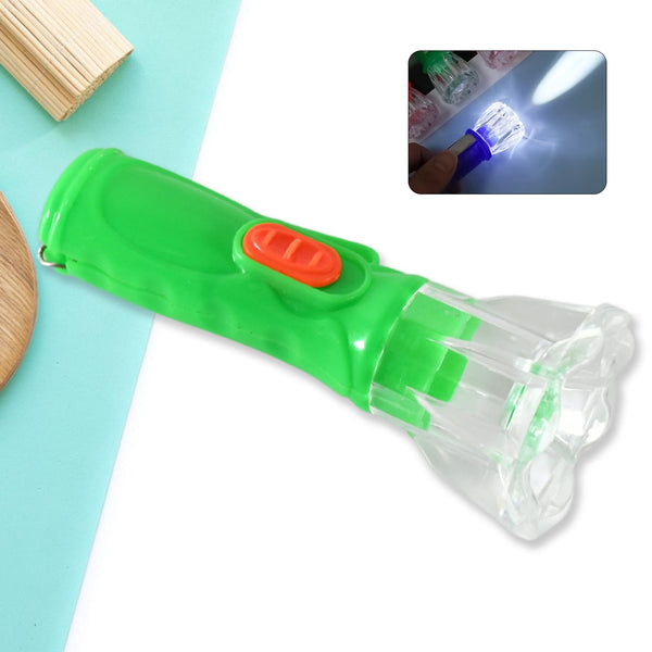 Small Plastic Torch for Kids, Plastic LED Flashlight Torch, Beautiful Attractive Good Gift Item, Pocket Torch for Kids (1 Pc) Your Brand
