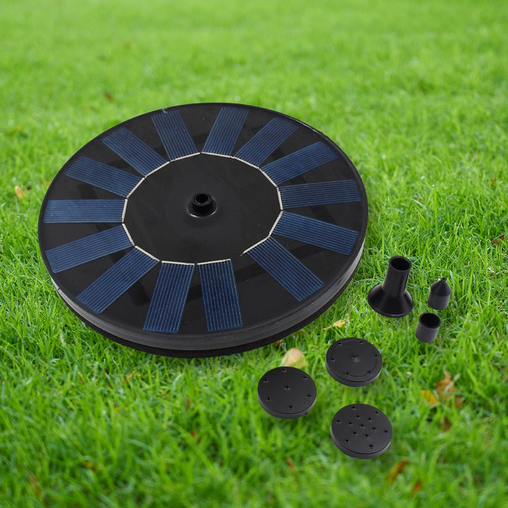 Fast Fountain by Pocket Hose - Solar-Powered - Instantly Adds a Water Feature Virtually Anywhere - 5 Spray Modes - No Installation or Batteries Required - Great for Bird Baths, Pools, Pond & More (1 Pc) Your Brand