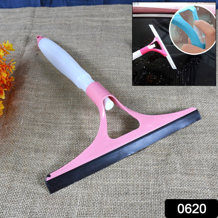 All-in-One Cleaning Brush: Spray, Wash, & Wipe (Windows, Glass, Car) (1 Pc) Your Brand