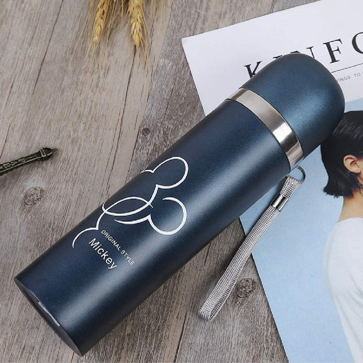 Stainless Steel Thermal mug / Water Bottle, vacuum flask (500 ML / 1 Pc / Mix Color) Your Brand