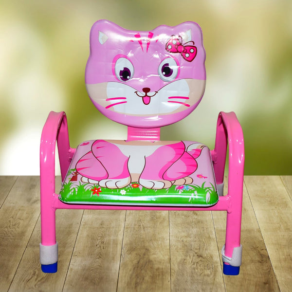Cartoon Baby Chair Strong Steel Cushion & Comfortable Baby Chair High Quality Chair (1 Pc) Your Brand