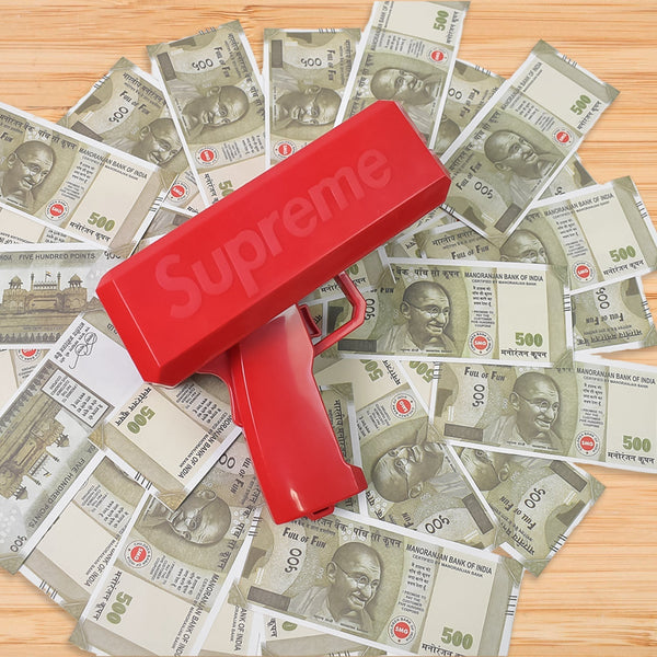 Money Gun Shooter Cash Spray for Party,Wedding, Birthday Your Brand
