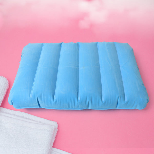 Inflatable Camping Pillows, Travelling Air Pillow Soft Comfortable Air Inflatable Travel Pillow  (48×30 Cm / 1 pc) Your Brand