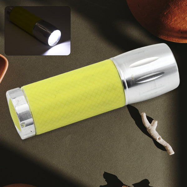 Portable Mini Torch / Flashlight LED Powerful High Lumens Pen Light Easy To Carry, Portable Pocket Compact Torch for Emergency 3 Battery operated (Battery not included / 1 pc) Your Brand