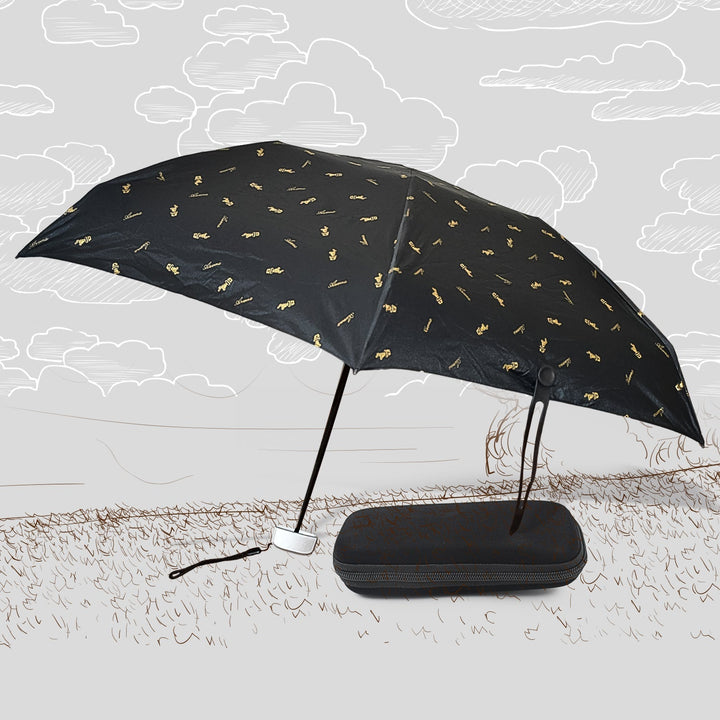 3-Fold Umbrella Summer Sun and Rain Protection Foldable Cute Umbrella || UV Protection Rain Sun Umbrella || Travel Accessories || Umbrella for Children, Girls, and Boys (1 Pc / With Zip Case)  Your Brand