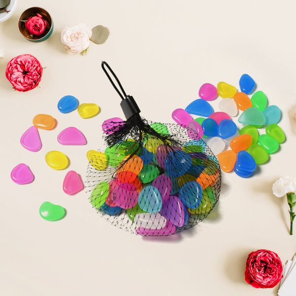 Multi-Color Decorative Stone for Garden / Lawn / Aquarium Fish Tank Gravel / Flower Pots Decoration Pebbles for Fish Bowl & All Purpose Attractive Stone Set Your Brand