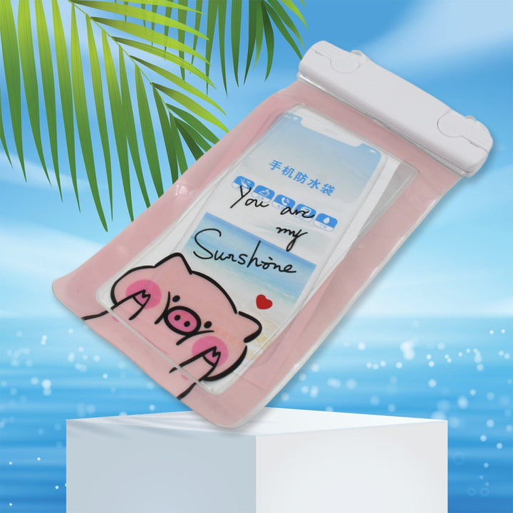 Waterproof Pouch Lock Mobile Cover Underwater Mobile Case For All Type Mobile Phone (1 Pc) Your Brand