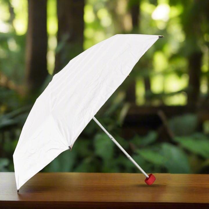 3-Fold Sun & Rain Protective Solid Foldable Umbrella (1 Pc) Your Brand