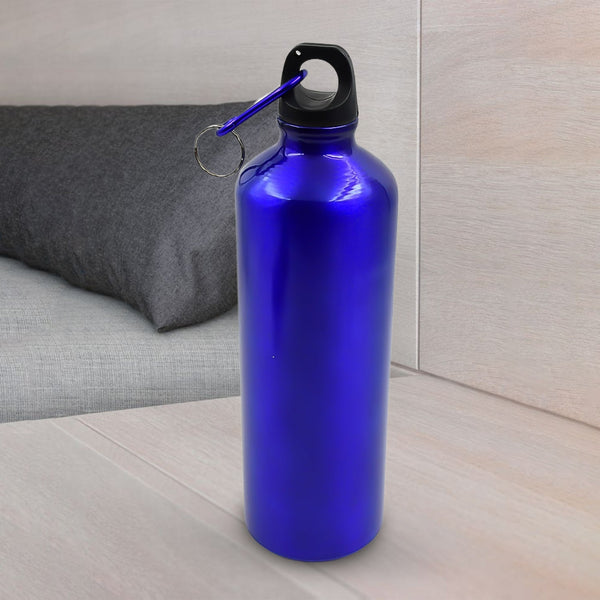 Aluminium Sports Water Bottle, 1 Pc (Capacity 500 ML Approx) Your Brand