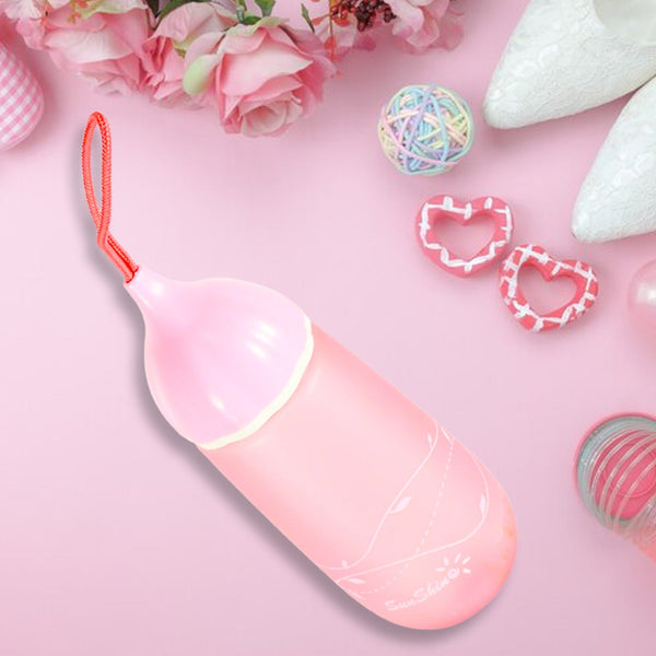 Unique Shape Premium Plastic water bottle With Dori Easy to Carry leakproof BPA-free, water Plastic water bottle for children, Home, School (1 Pc / 550 ML) Your Brand
