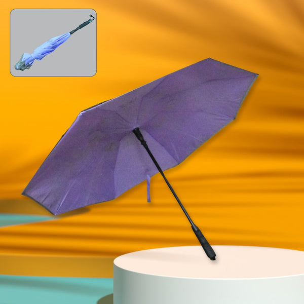 Travel Umbrella Windproof Umbrella Compact Folding Reverse Umbrella Unique Folding Umbrella (1 pc) Your Brand