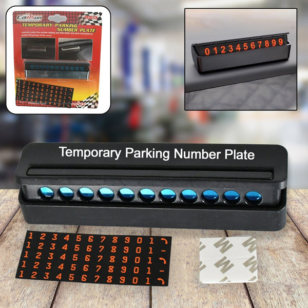 Temporary Car Parking Mobile Number Display with Magnetic Numbers Stickers,Car Parking Magnetic Mobile/Telephone Number Plate (1Pc)   Your Brand