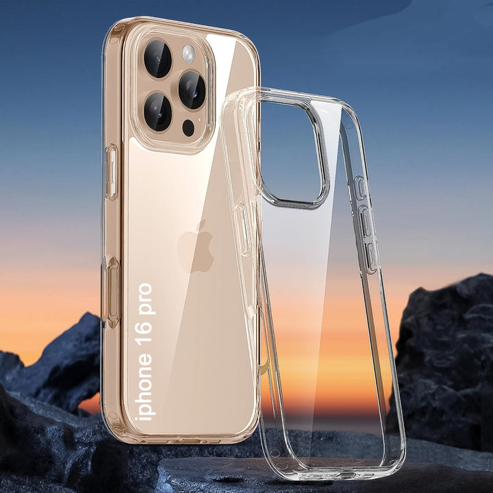 Transparent Hard Case For IPhone 16 Case (1 Pc) - TezCart