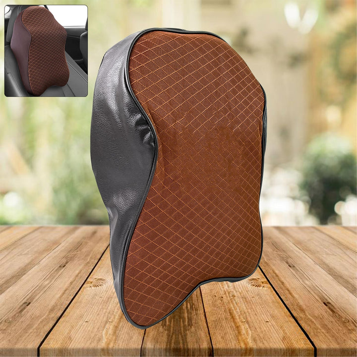 Car Neck Pillow Car Neck Headrest Pillow Memory Foam Car Accessories Cushion Car Seat Head Support Neck Protector Car Seat Neck Pillow, for Driving (1 Pc / Mix Color) Your Brand