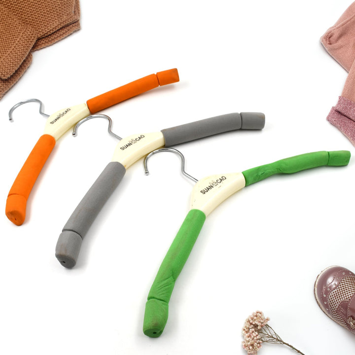 Solid Sponge Hanger Non-Slip Hanger (1 Pc / Mix Color / B Grade) Your Brand