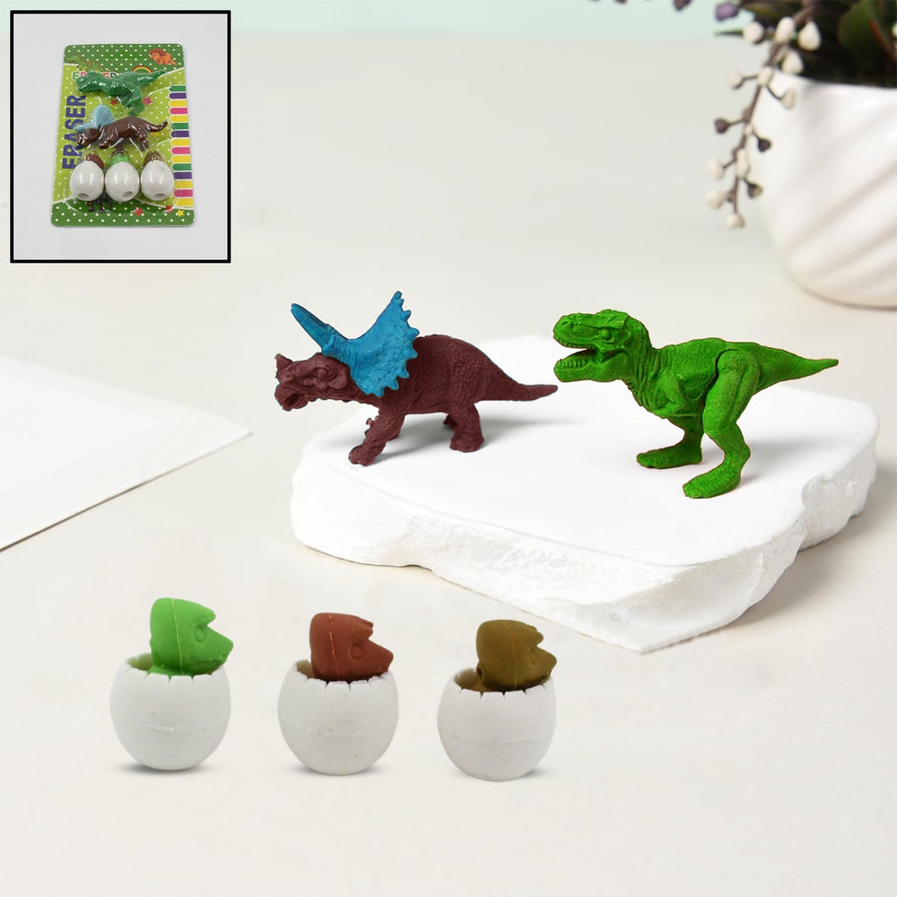 Dinosaur Shaped Erasers & Egg shape Eraser for Kids, Dinosaur Erasers Puzzle 3D Eraser, Mini Eraser Dinosaur Toys, Desk Pets for Students Classroom Prizes Class Rewards Party Favors (5 Pcs Set) Your Brand