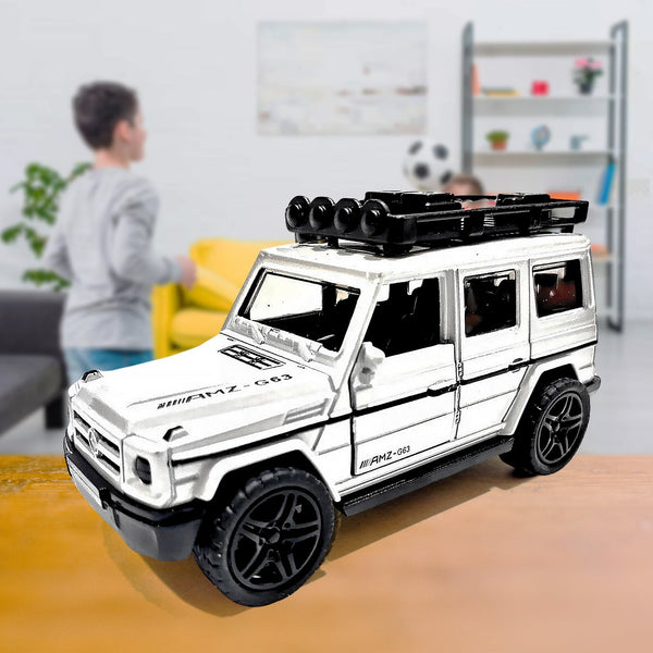 Alloy Metal Pull Back Die-cast Car, Jeep Model Car Off Road Die cast Metal Pullback Toy car with Doors Open Boys Gifts Toys for Kids Age 3+ Years (Pack of 1) Your Brand