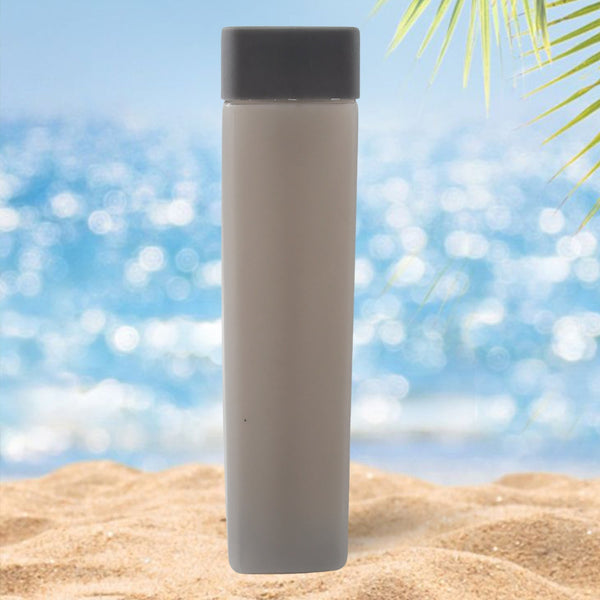 Large Capacity Plastic Water Bottle | Office Bottle | Gym Bottle | Home | Kitchen | Leakproof and BPA Free Drinks Bottle | Square Water Drink Juice Bottle Wide-Mouth BPA Free Leak-Free Lightweight (1 pc / Mix Color / 1000 ML Approx) Your Brand
