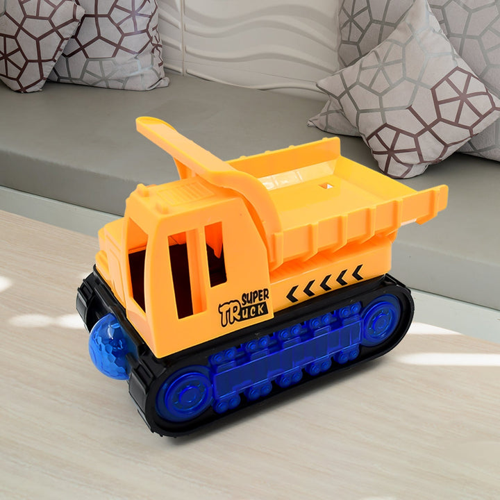 Engineering Vehicle Toys for Kids - Self-Driving Super Dump Truck Toy | Self-Driving Trucks, Engineering truck Electric Vehicle Toys boys birthday gift toys (1 Pc) Your Brand