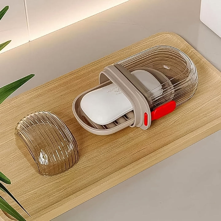 Soap Dishes Soap Box Travel (1 Pc / With Color Box) - TezCart