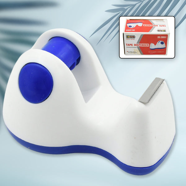 Plastic Tape Dispenser Cutter for Home Office use, Tape Dispenser for Stationary, Tape Cutter Packaging Tape School Supplies (1 pc / 213 Gm) Your Brand