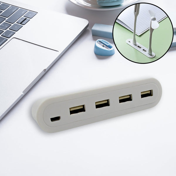 4in1 hub is USB For Pen drive, Mouse, Keyboards, Camera, Mobile, Tablet, PC, Laptop, TV, Study table, CHARGING Extension HUB Portable (1 pc) Your Brand