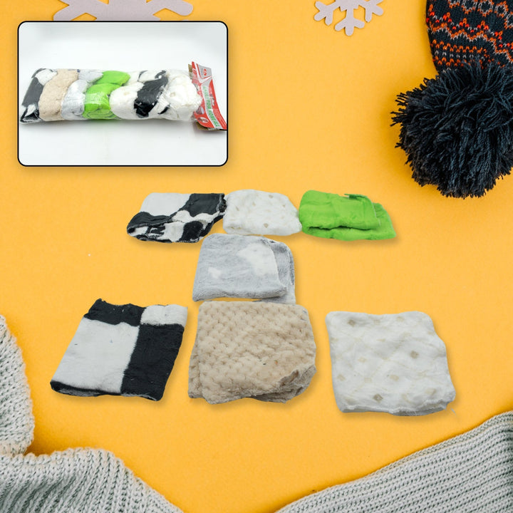 Cotton Hand Towel Microfiber wash Basin Hanging Hand Towel Napkin Microfiber Cloth Cartoon Kitchen Accessories, Travel Friendly | Home & Kitchen Use ( 7 pcs Set ) Your Brand