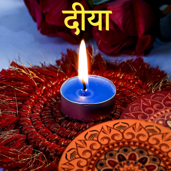 Tealight Diwali Candles for Home Decoration Smokeless Candles for Decorations Long Burning for Mood Dinners Parities Home Decoration Wedding Candle (1 Pc / Mix Color) Your Brand
