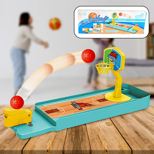 Mini Table Top Finger Basketball Game for Kids - Desktop Game for Kids & Adults, Basketball Finger Bowling Game, Fun Indoor Finger Bowling Game for Boys & Girls, Family Board Game Your Brand