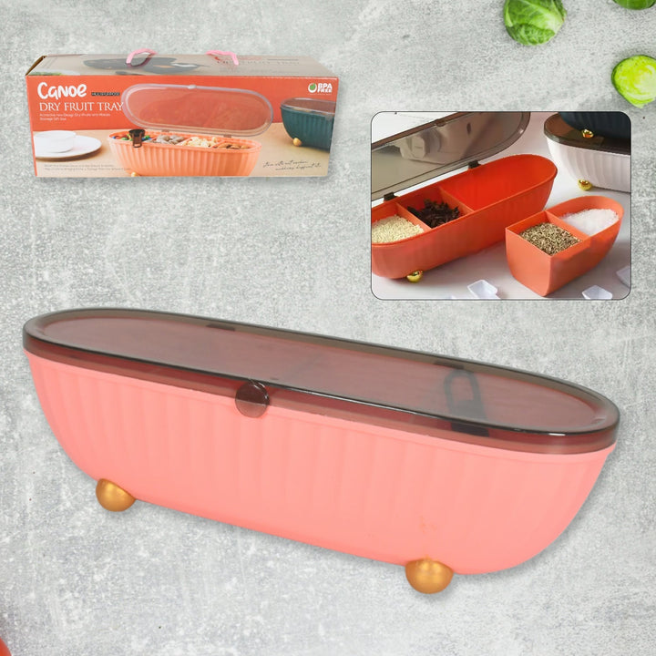 8255 Spice Bottle Spice Jar Durable Spice Seasoning Box, Jar Food Grade Spoon Seasoning Case for Kitchen / Dry fruit Tray (1 Pc) Your Brand