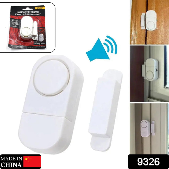 Wireless Window Door Alarm, Sensor Door Alarm for Kids Safety, Alarm System for Home Security for Pool, RV and Office, door bell Your Brand