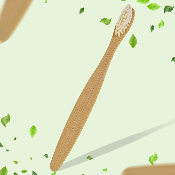 Wooden / Bamboo Brush Toothbrush Ultra Soft Bristles (1 Pc) - TezCart