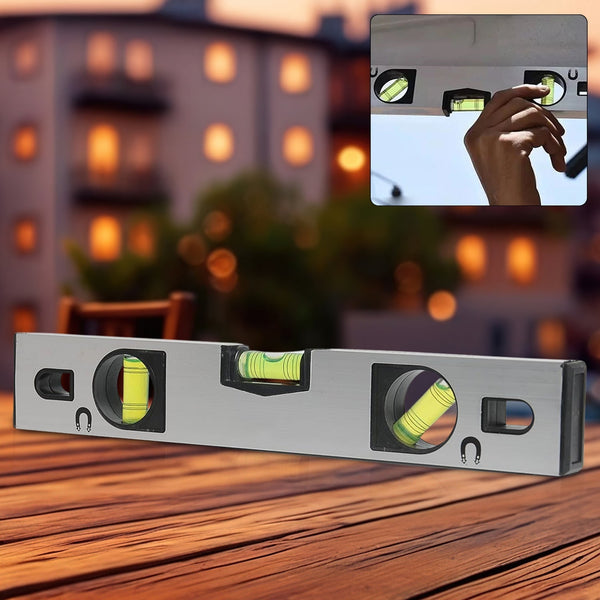 Spirit Level Carpenter's Level Magnetic Carpenter's Level  Overhead Viewing Slot for Levelling, Furniture & Construction Your Brand