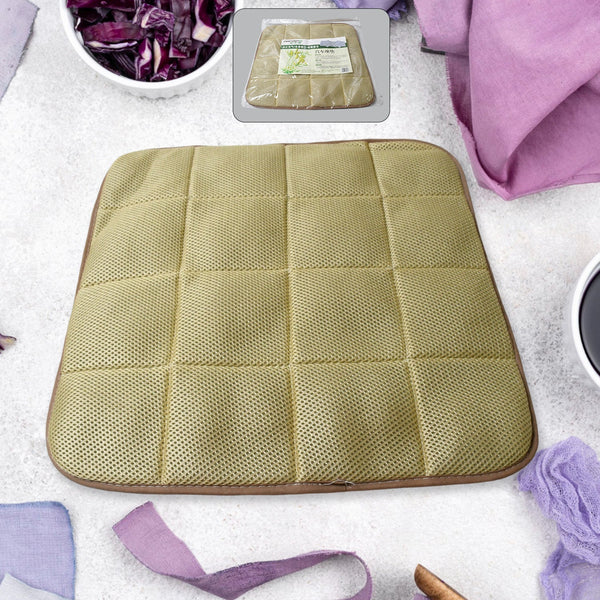 Square Shaped Bamboo Charcoal Filled Car Auto Seat Cushion Mat Cover Your Brand