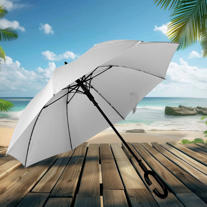 8551 Umbrella Summer Sun and Rain Protection Foldable Cute Umbrella & C-Shaped Handle || UV Protection Rain Sun Umbrella || Travel Accessories || Umbrella for Children, Girls, and Boys (1 Pc / Mix Color) - TezCart