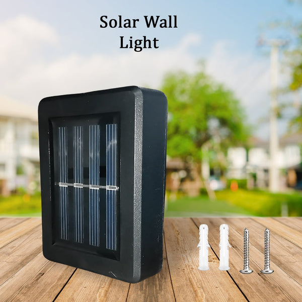 Solar Wall Lights Small Fence Lights Solar Powered Up Down LED Porch Light Garden Lights Outdoor Solar Landscape Lights WaterProof Light (1 Pc) Your Brand