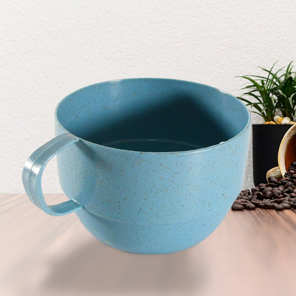 Multipurpose Plastic Water Cup, With Handle, Reusable Cups, Environmental Friendly Festival for Milk Cup, Coffee Cup, Tea Cup, Breakfast Cup, Drinking Mug or Outdoor for Household Gift For Birthday (1 Pc) Your Brand