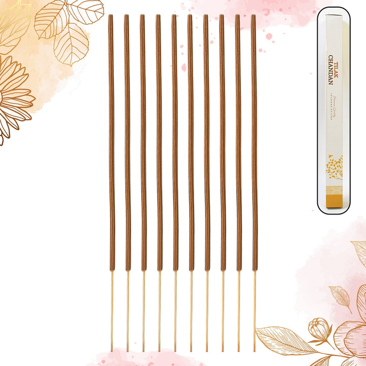 Premium Incense Sticks / Agarbatti for Everyday Use for Home, Office, Meditation and Pooja for Puja, &amp; Other Festive Occassions, Agarbatti (10 Pcs Sticks / 40 Cm / Stand not included / Mix Flavor) - TezCart