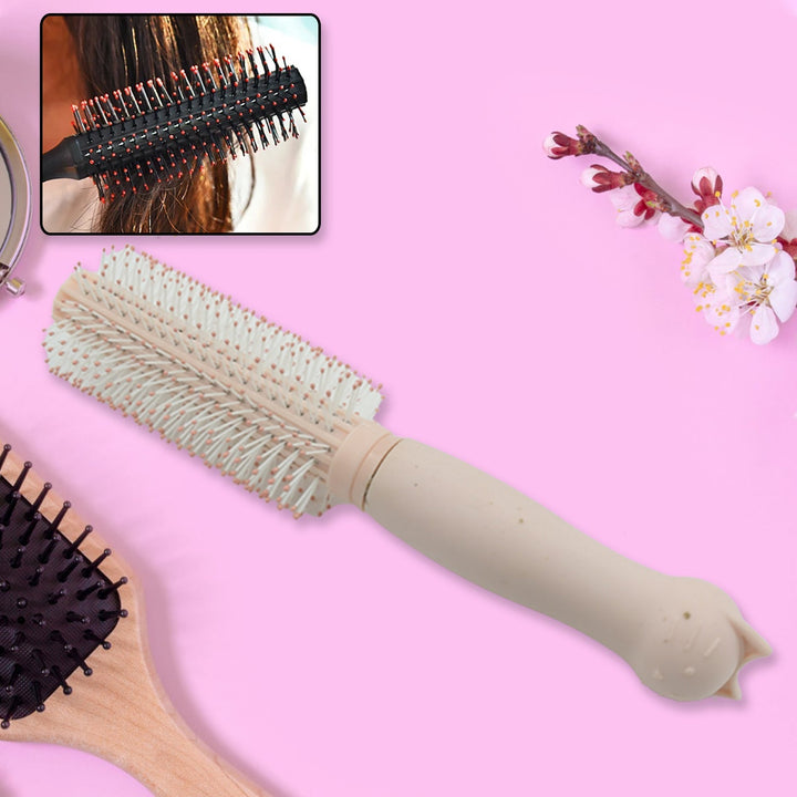 Massage Comb, Air Cushion Massage Hair Brush Ergonomic Matt Disappointment for Straight Curly Hair Cushion Curly Hair Comb for All Hair Types, Home Salon DIY Hairdressing Tool  (1 Pc) Your Brand