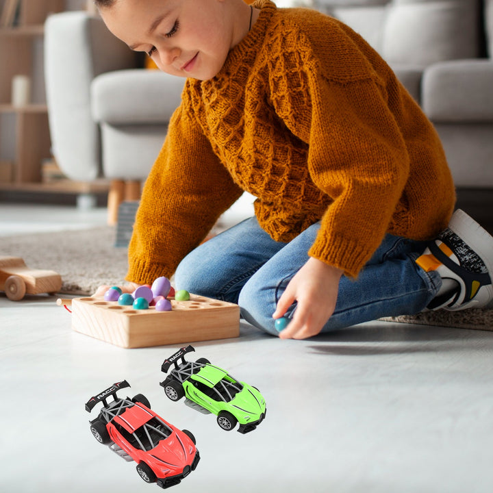 Mini Pull Back Racing Car Widely Used By Kids & Children  (8 Pcs Set / Mix Color) - TezCart