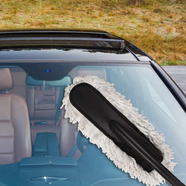 Multipurpose Microfiber Car Cleaning Duster, Long Soft / Non-Slip / Handle (1 Pc) your brand