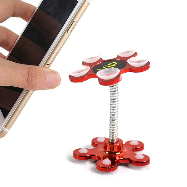 Phone Holder Car & Mount Sucker Stand vip stand (Multicolored With Box)) Your Brand