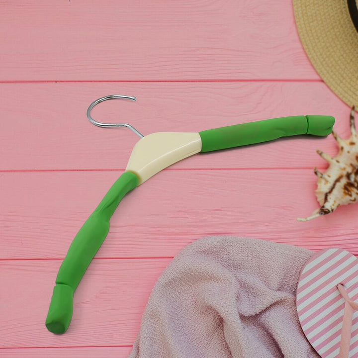 Solid Sponge Hanger Non-Slip Hanger Home No Trace Clothes Hanging Pants Clip Clothing Store Hangers, Clothes Hanger for Closet Wedding Dress Women, Men, Children Clothing (1 Pc ) Your Brand